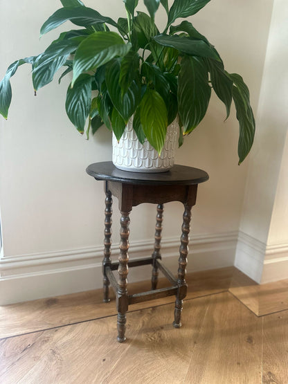 bobbin leg side table plant 🪴 stand