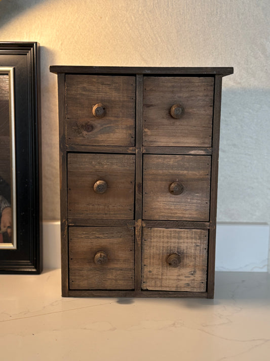 Vintage wooden draws