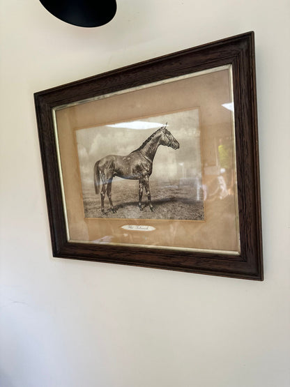 vintage horse 🐴 picture print framed