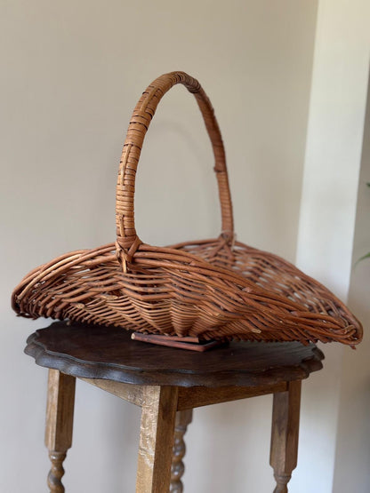 Flower trug forage basket vintage large