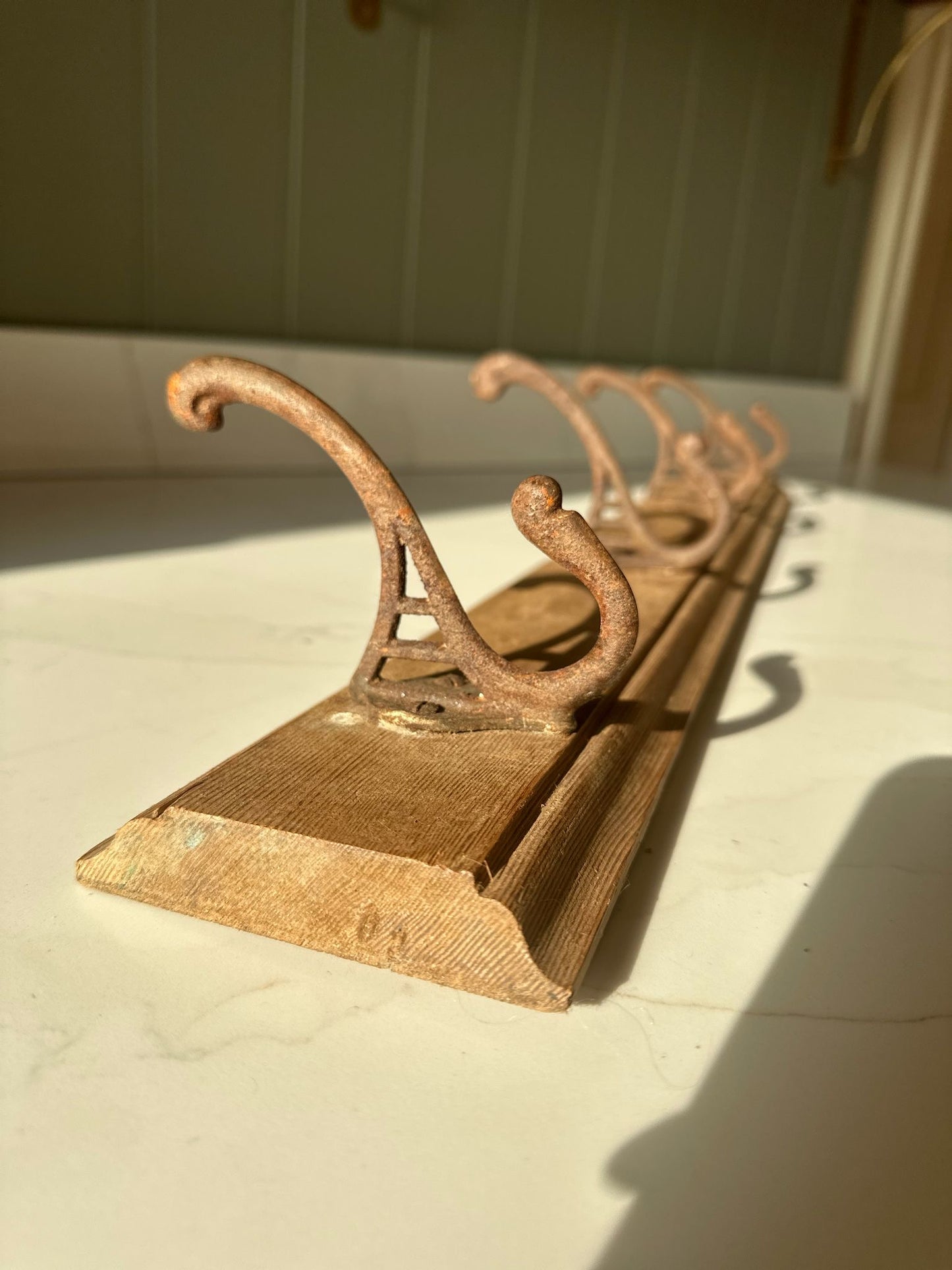 vintage French coat hooks 🪝