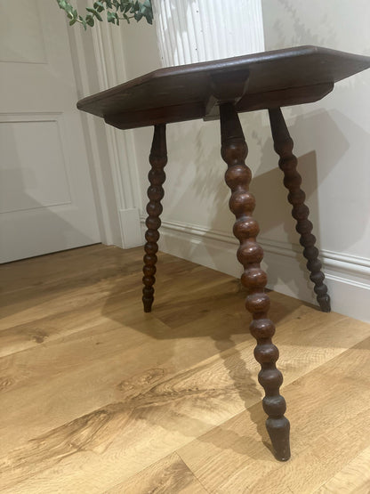 Bobbin leg gypsy table - rare