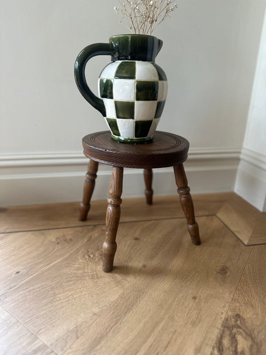 Vintage 4 legged milking stool