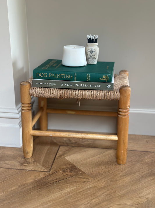 Vintage weave stool