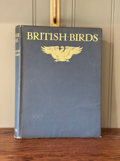Vintage British birds coffee table styling book