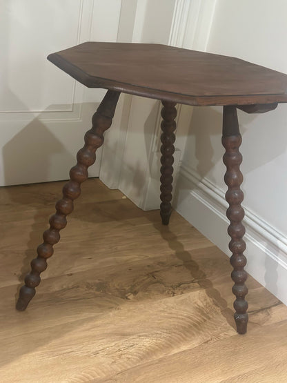 Bobbin leg gypsy table - rare