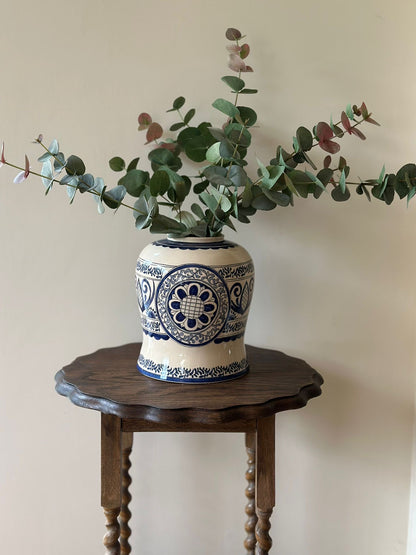 Chinese vintage giant spice ginger jar blue & white