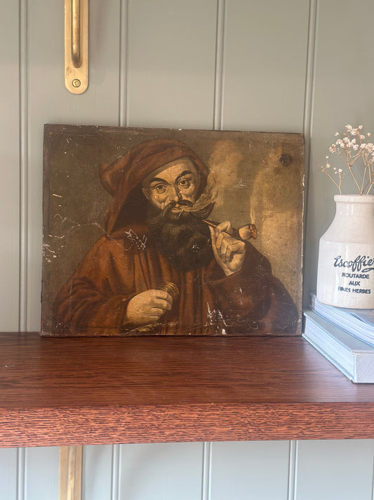 Vintage wooden board picture shelf styling piece
