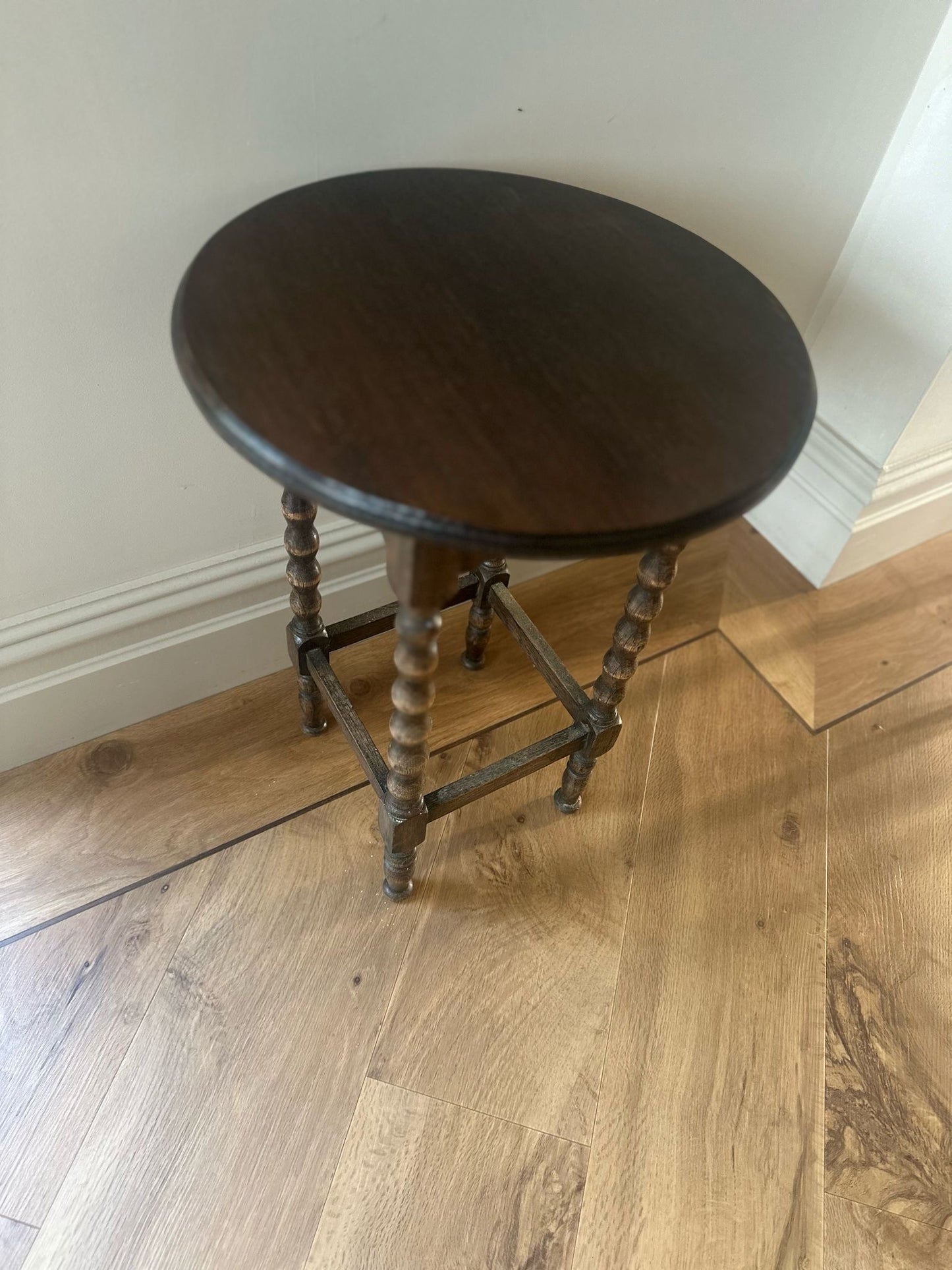 bobbin leg side table plant 🪴 stand