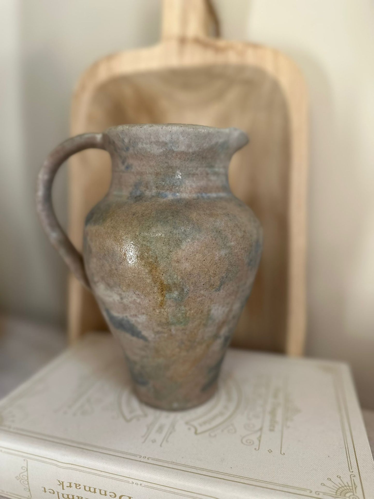 vintage French jug vase medium size