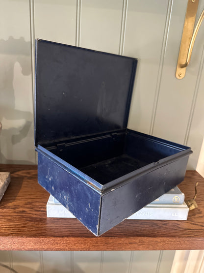 Vintage first aid tin storage