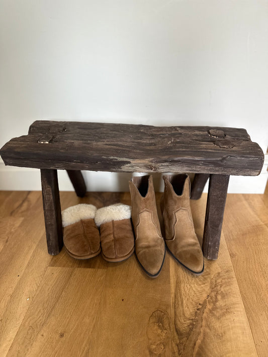 Vintage Irish wood bench