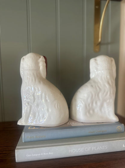 vintage Stafford style wally dogs pair