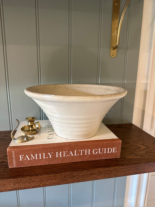 Mini dough bowl from France cream planter