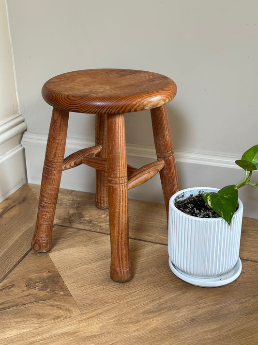 French vintage stool or large plant stand