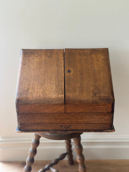 Antique stationary cabinet desk tidy