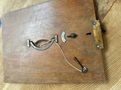 Antique railway conductor till lockable