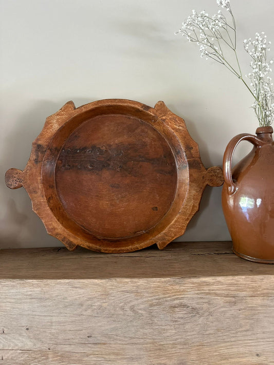 vintage Indian chapati dough bowl RARE