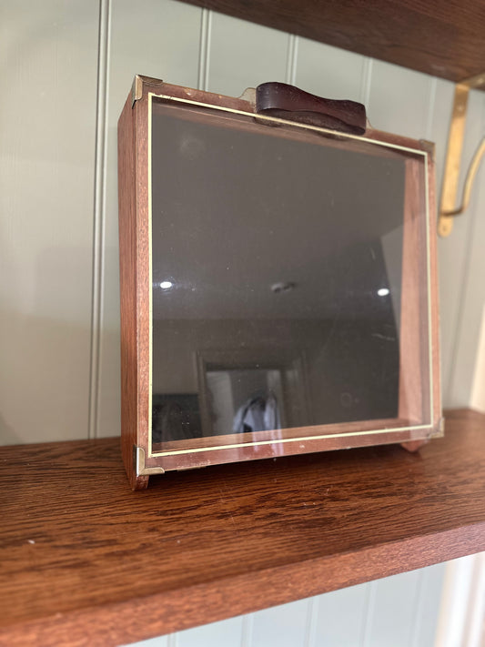 Vintage shop display cabinet jewellery
