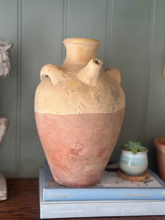 Turkish terracotta water jug