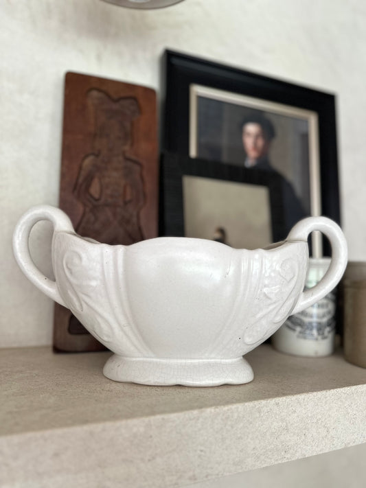 Arthur wood mantel vase vintage planter