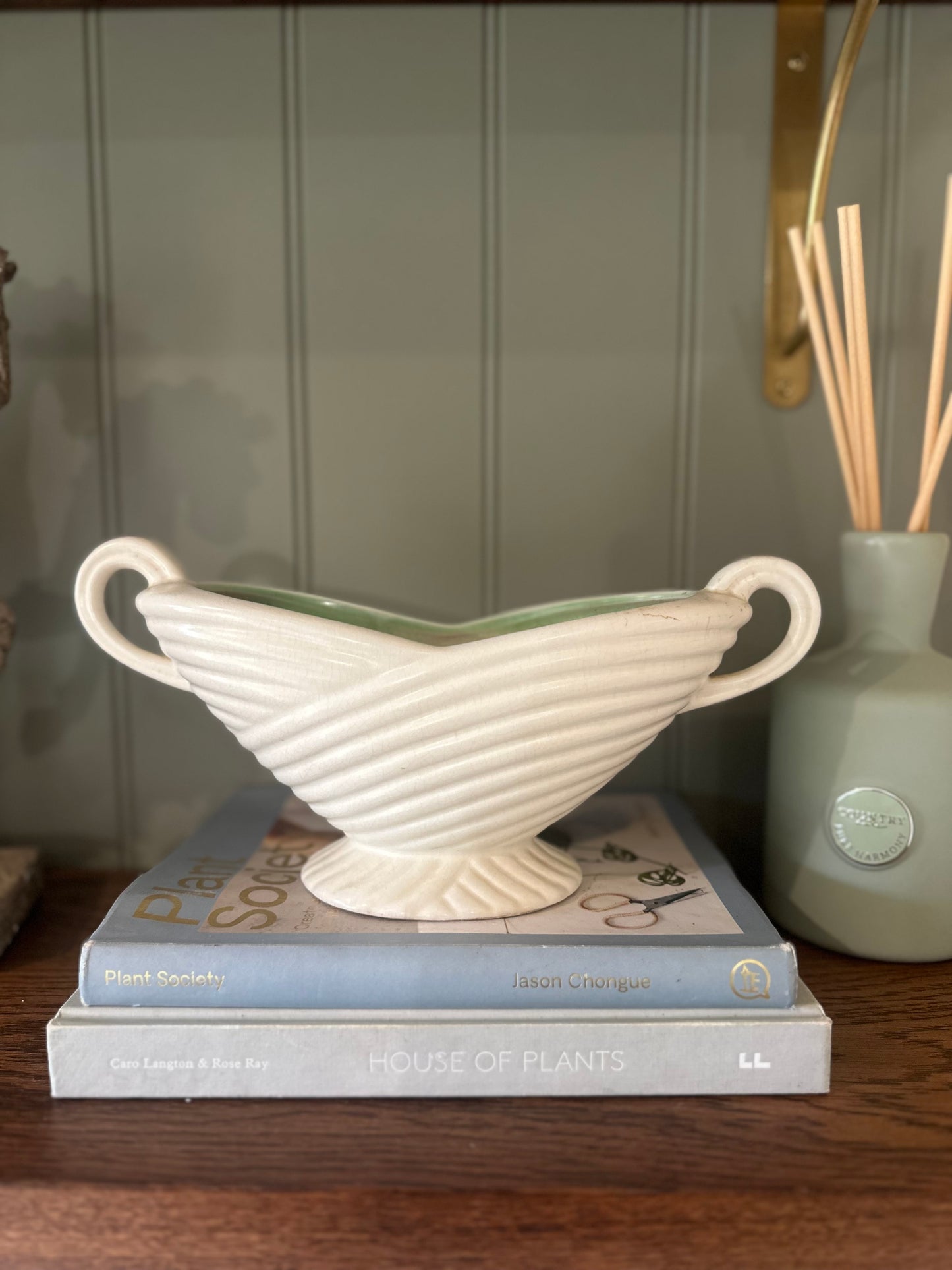 Sylvac mantel planter vintage