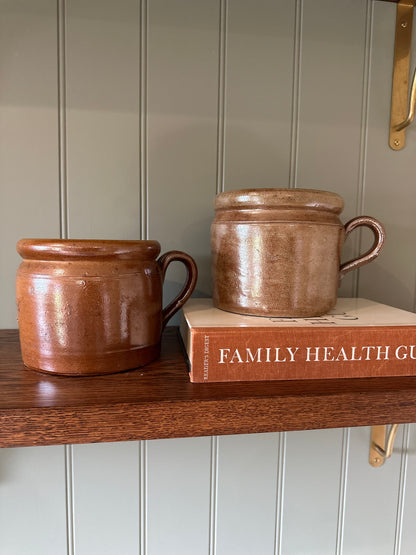 XL French pot vintage - toffee