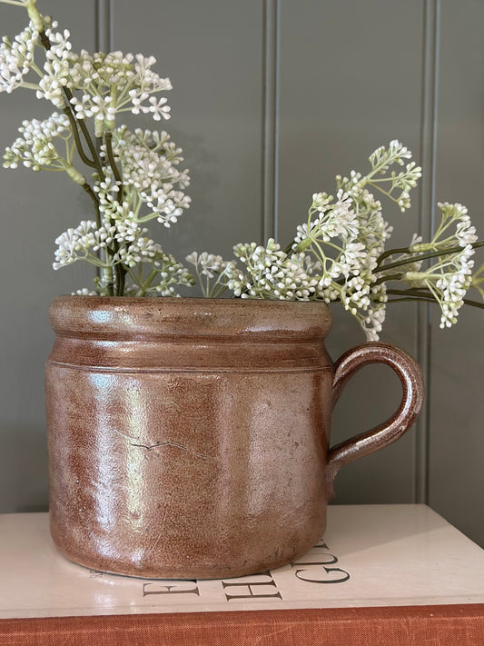 XL French pot vintage  - coffee