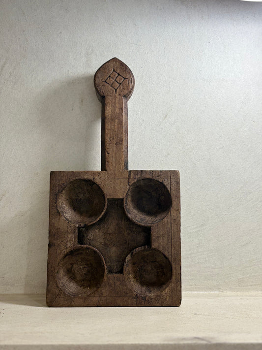 Indian massala dish scoop wooden