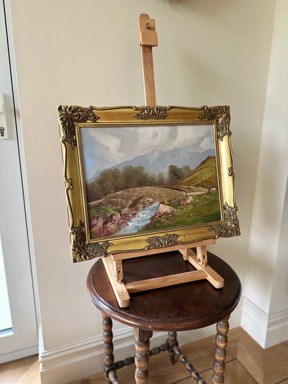 Jack r mould vintage oil painting - framed