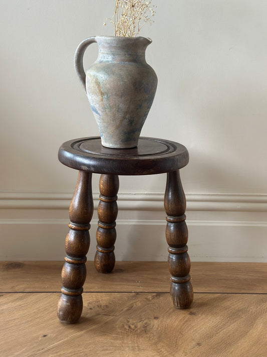 Vintage French bobbin stool