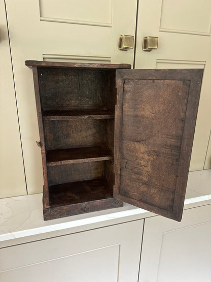 Antique hand made Indian spice cabinet
