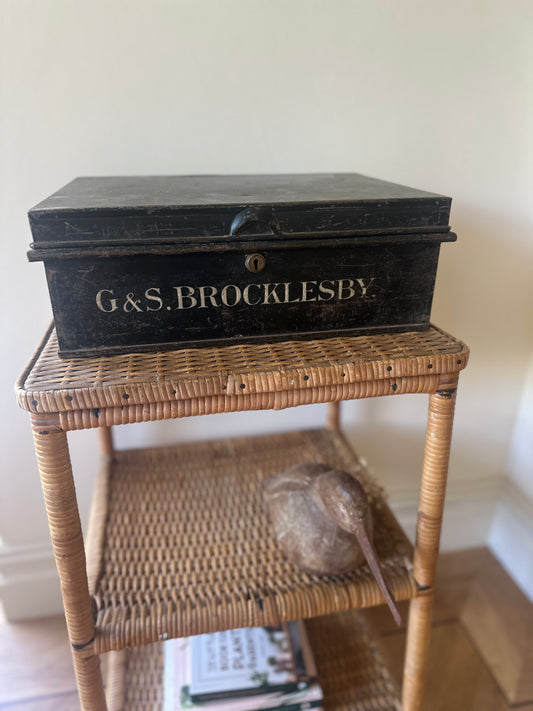 Vintage deed bank box
