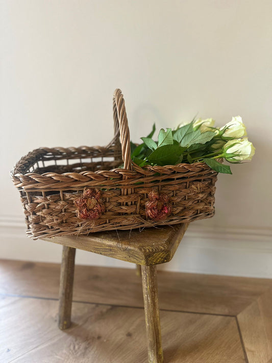 Antique 1920s Original Basket