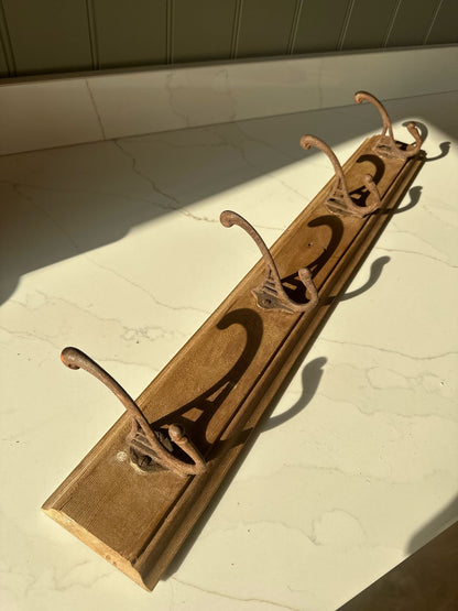 vintage French coat hooks 🪝
